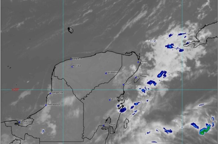 Prevén lluvias fuertes y rachas de viento, para Quintana Roo