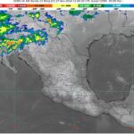 El frente número 11, estacionario sobre el noreste del pais