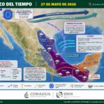La onda tropical número 2 se desplazará sobre el golfo de Tehuantepec