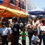 Fiesta de la Virgen del Carmen en Puebla: calles cerradas y venta de antojitos